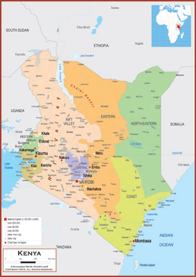 Kenya Maps - Academia Maps